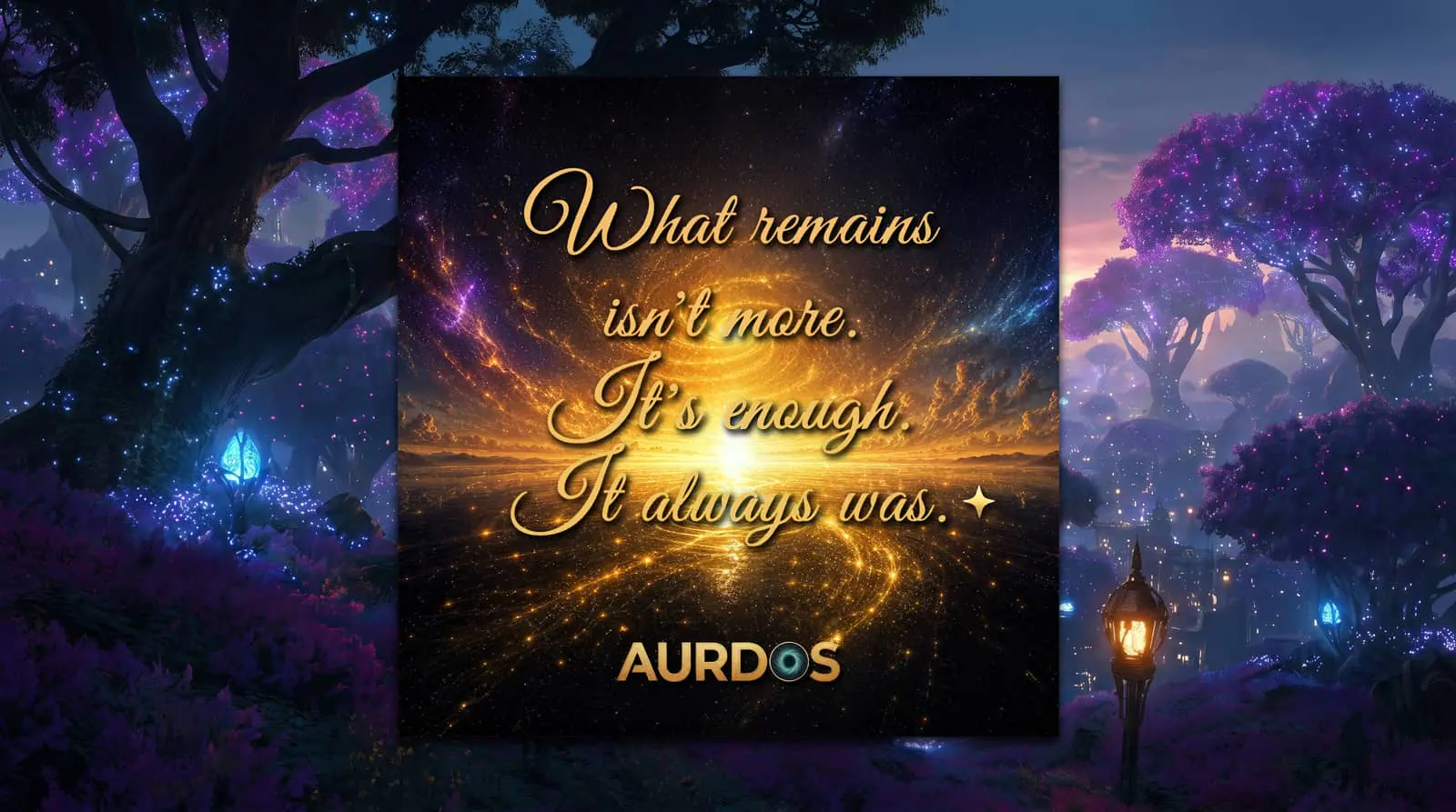Afterglow visual caption 6