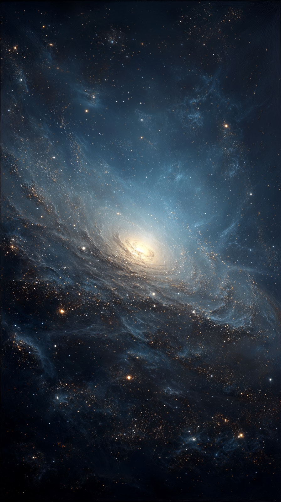 Blue and gold AURDOS galaxy brand artwork